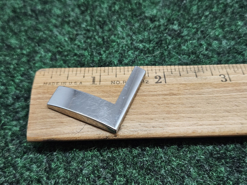 OEM "L" Chrome Individual Letter Lettering Emblem Badge Logo Nameplate 7S6
