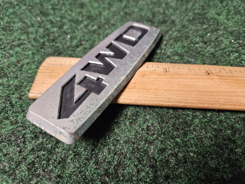 4WD REAR GATE SIDE EMBLEM LOGO BADGE NAME PLATE ~4" 3M3