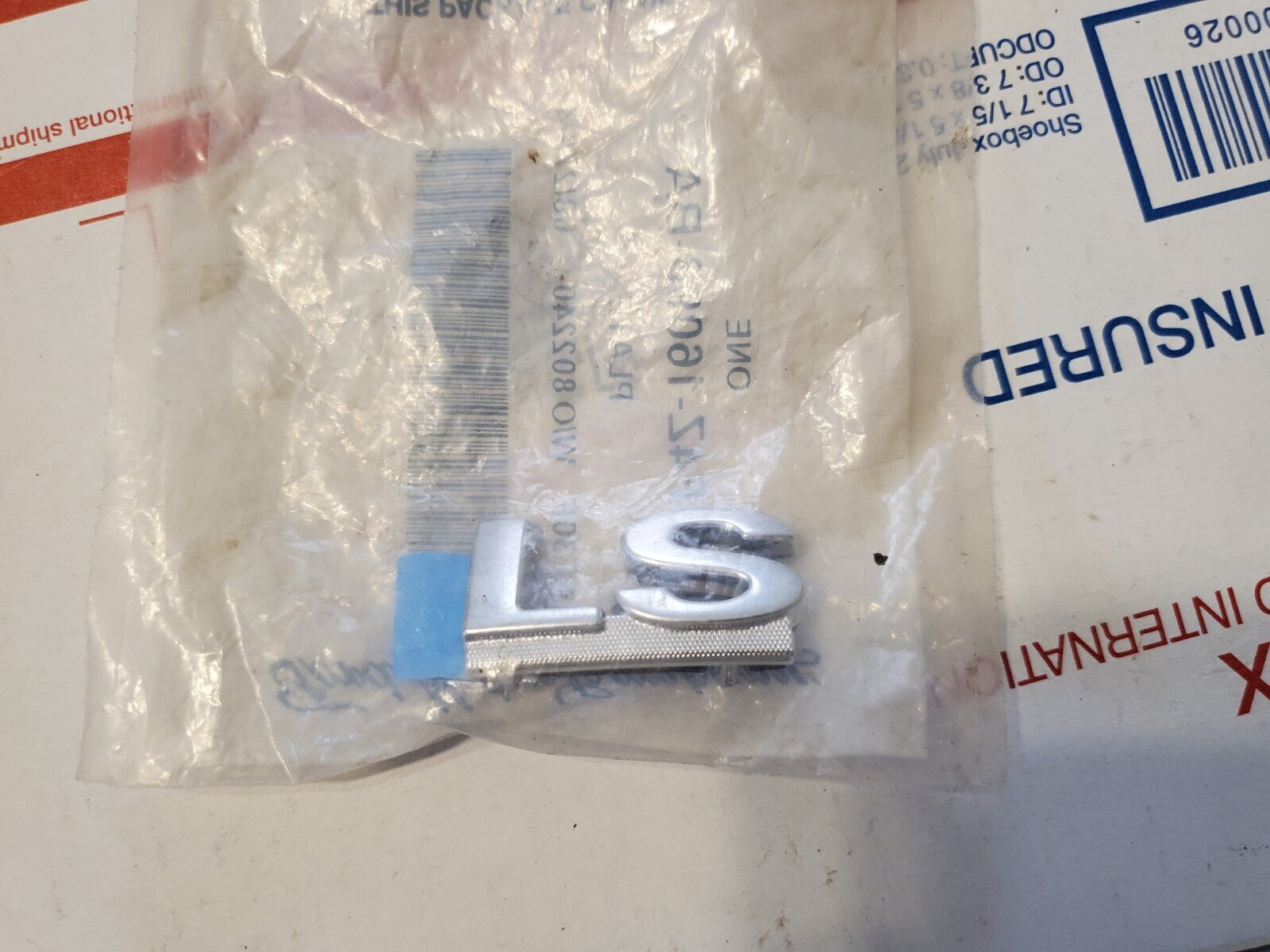 2000-2003 Mercury Sable LS Trunk Name Plate YF4Z16098BA 3L7 OEM