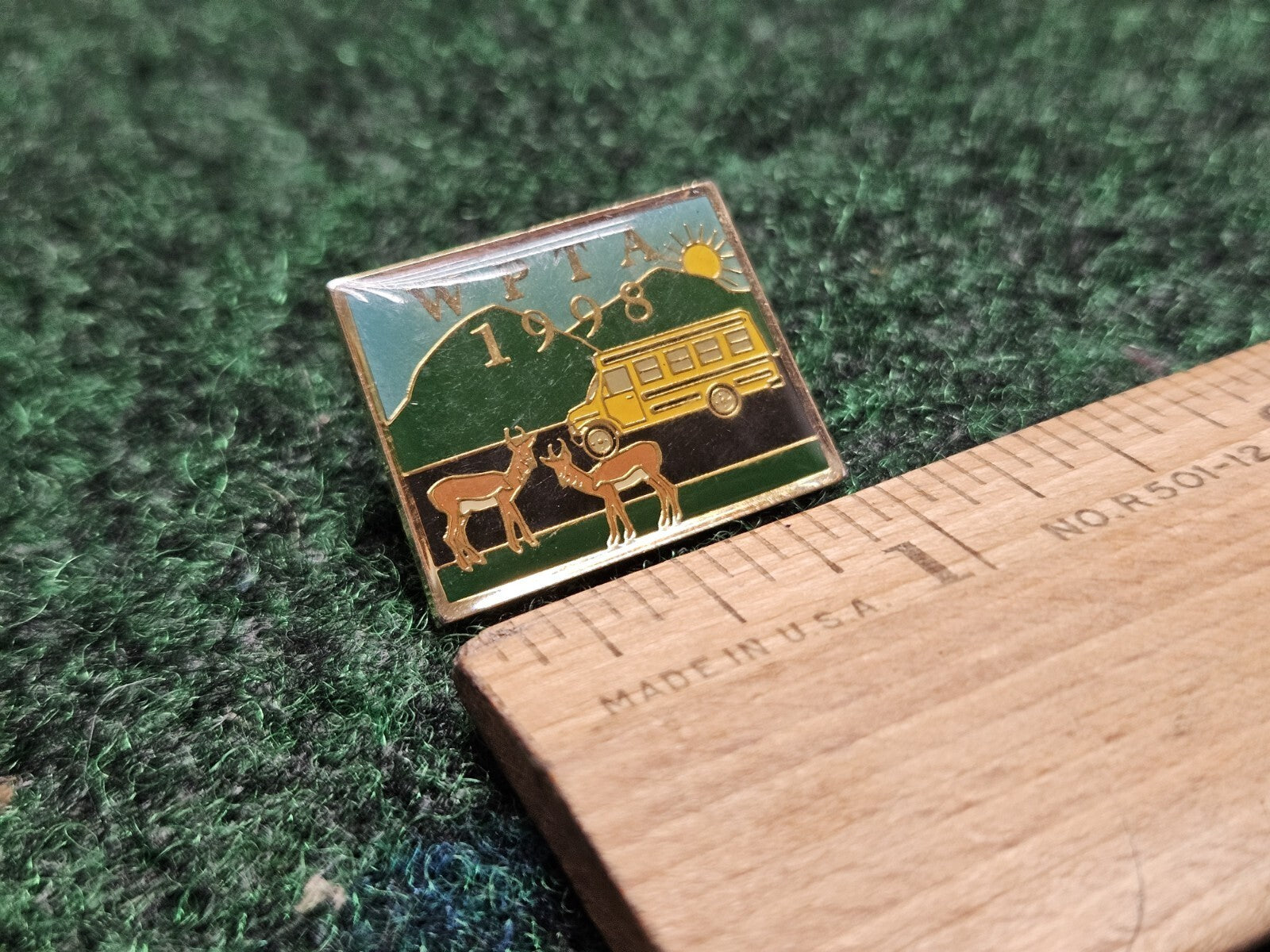 WPTA Elk Hat Lapel Pin Pinback Brooch 1999