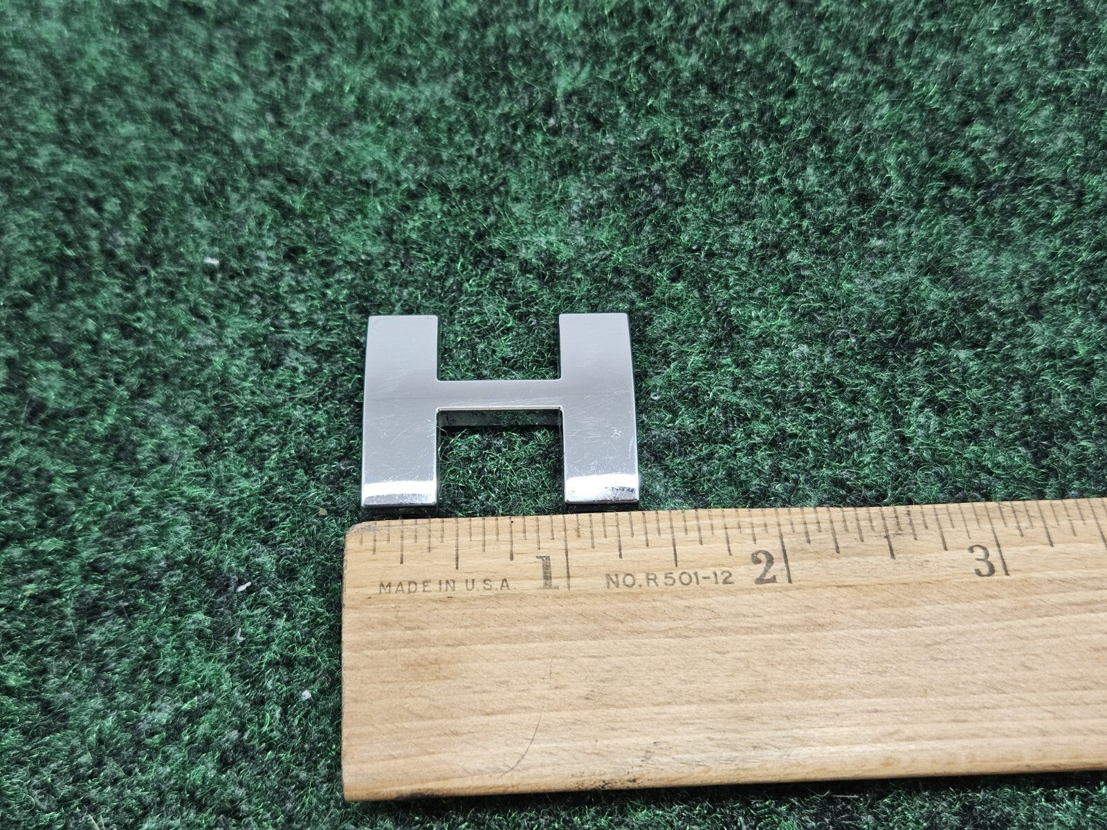OEM "H" 3D Chrome Individual Letter Lettering Emblem Badge Logo Nameplate 7S8
