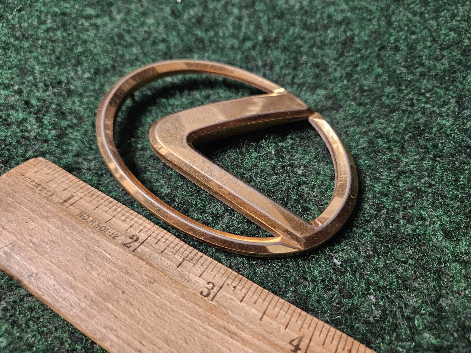 Lexus OEM 1992-1996 ES300 ES 300 Gold Rear Emblem Badge Logo 8347 5M1