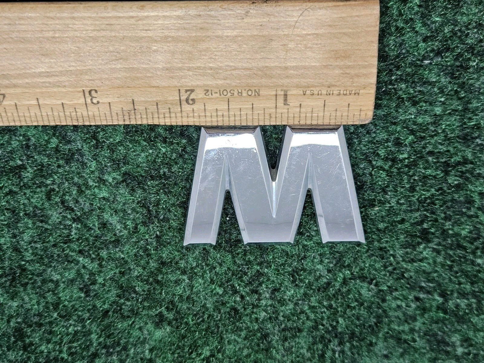 Nissan Armada “W” Emblem Letter Badge Decal Rear Door Hatch OEM 7S9