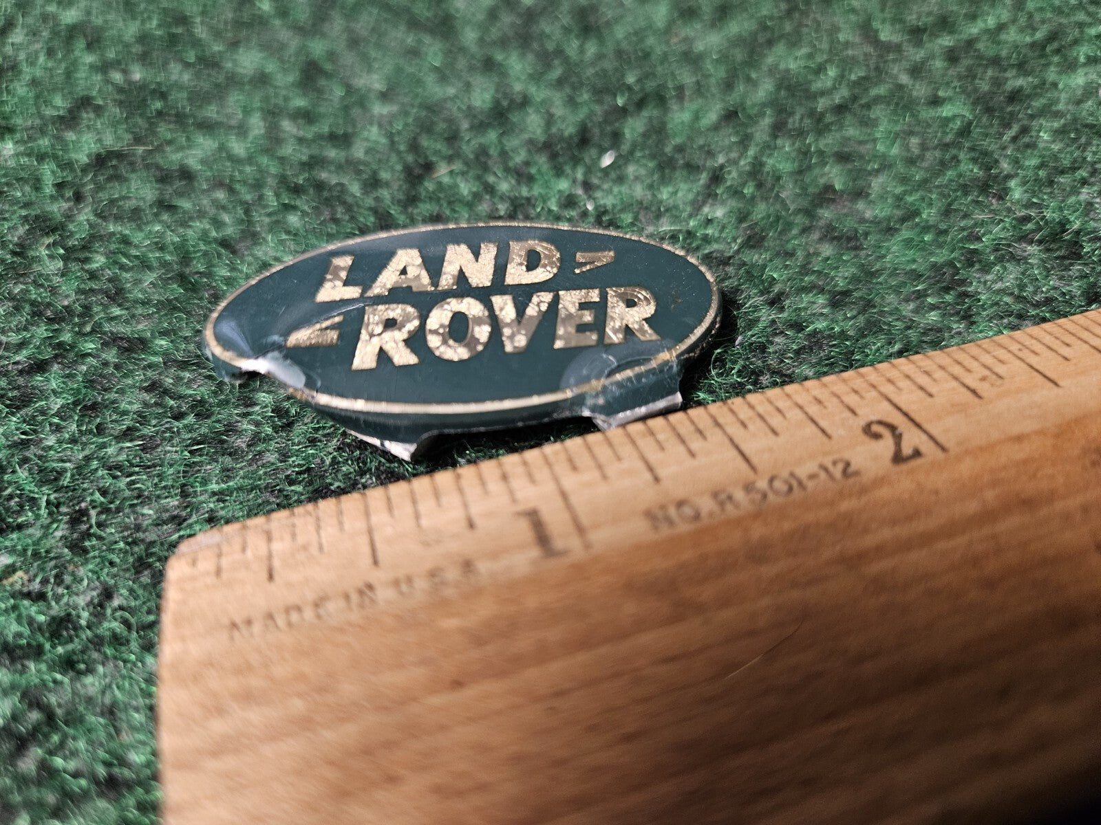 LAND ROVER OEM STEERING WHEEL EMBLEM Badge Logo 3M3