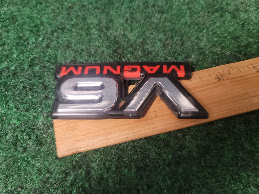 Dodge V6 Magnum Badge Emblem Name Plate Logo OEM 5S8
