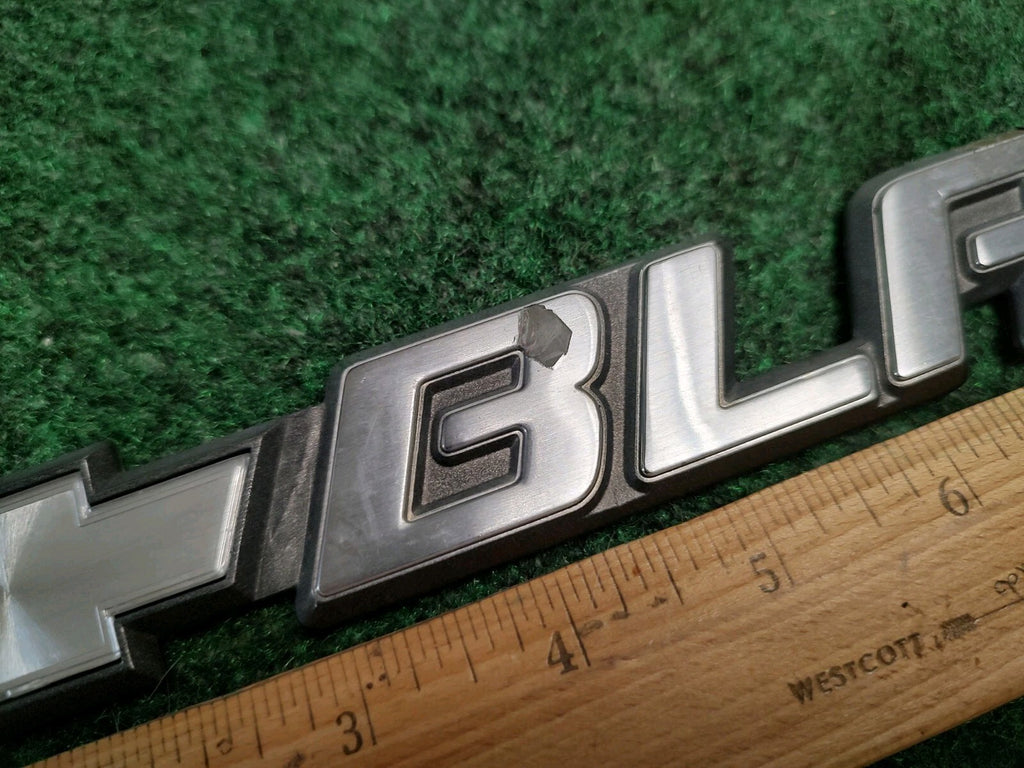 1995-2005 Chevy  Blazer Chrome 12" Tailgate Emblem Badge Logo Name 15672283 2S3