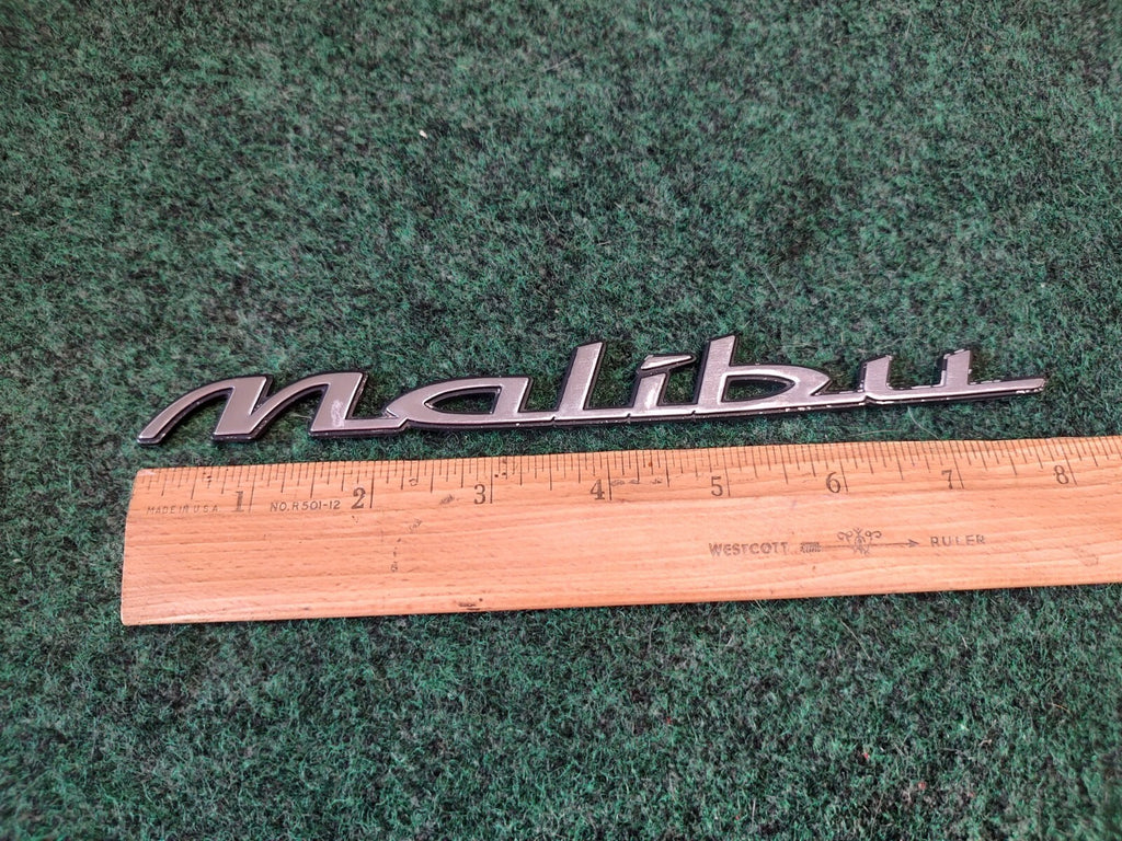 1997-2003 Chevy Malibu Chrome Rear Emblem Badge Logo Nameplate Name Plate 3S1