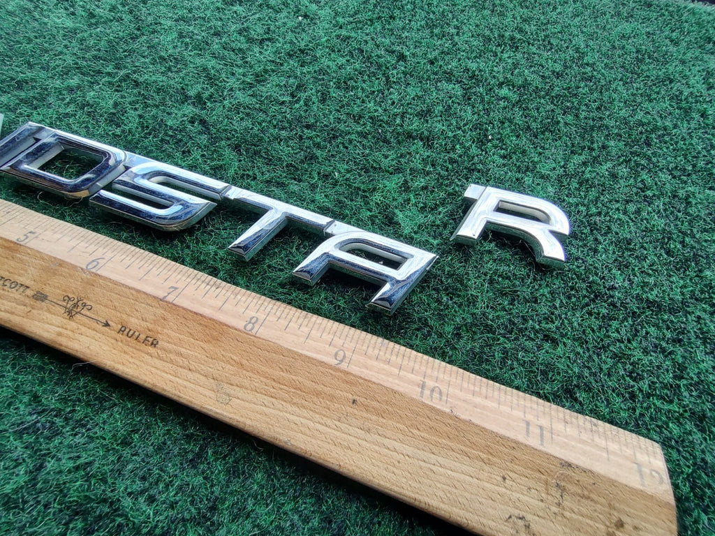 99 00 01 02 03 FORD WINDSTAR REAR CHROME EMBLEM LOGO BADGE SYMBOL USED Crack 5S2