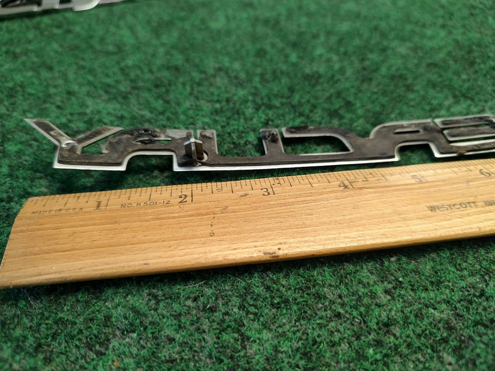 Mercury Chrome OEM 8.5" Curved Emblem Badge Logo Nameplate Name YF42-16702-C 4S8