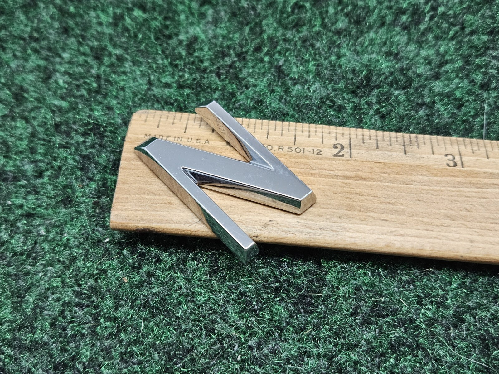 OEM "N" 3D Chrome Individual Letter Emblem Badge Logo Nameplate 7S8