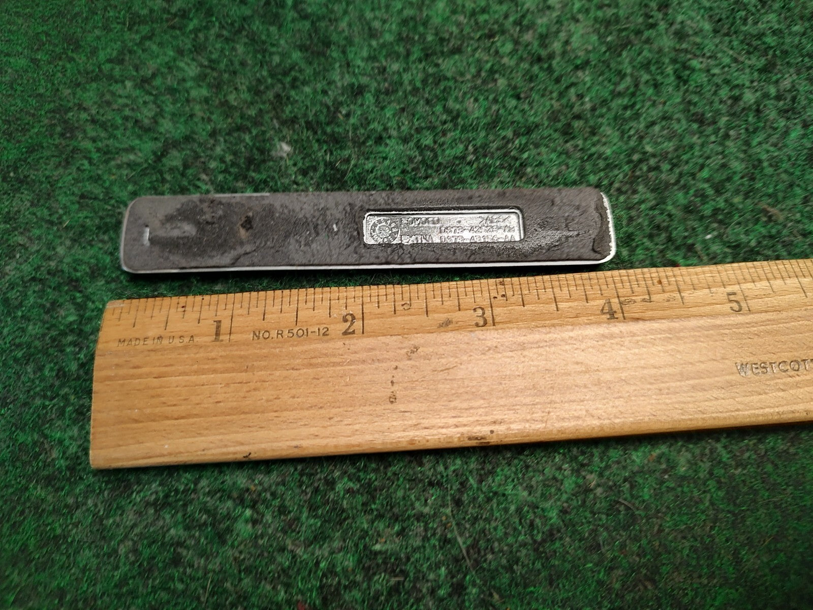 Ford Fusion "Ecoboost" Emblem OEM Name Plate DS73-42528-AB 4S4