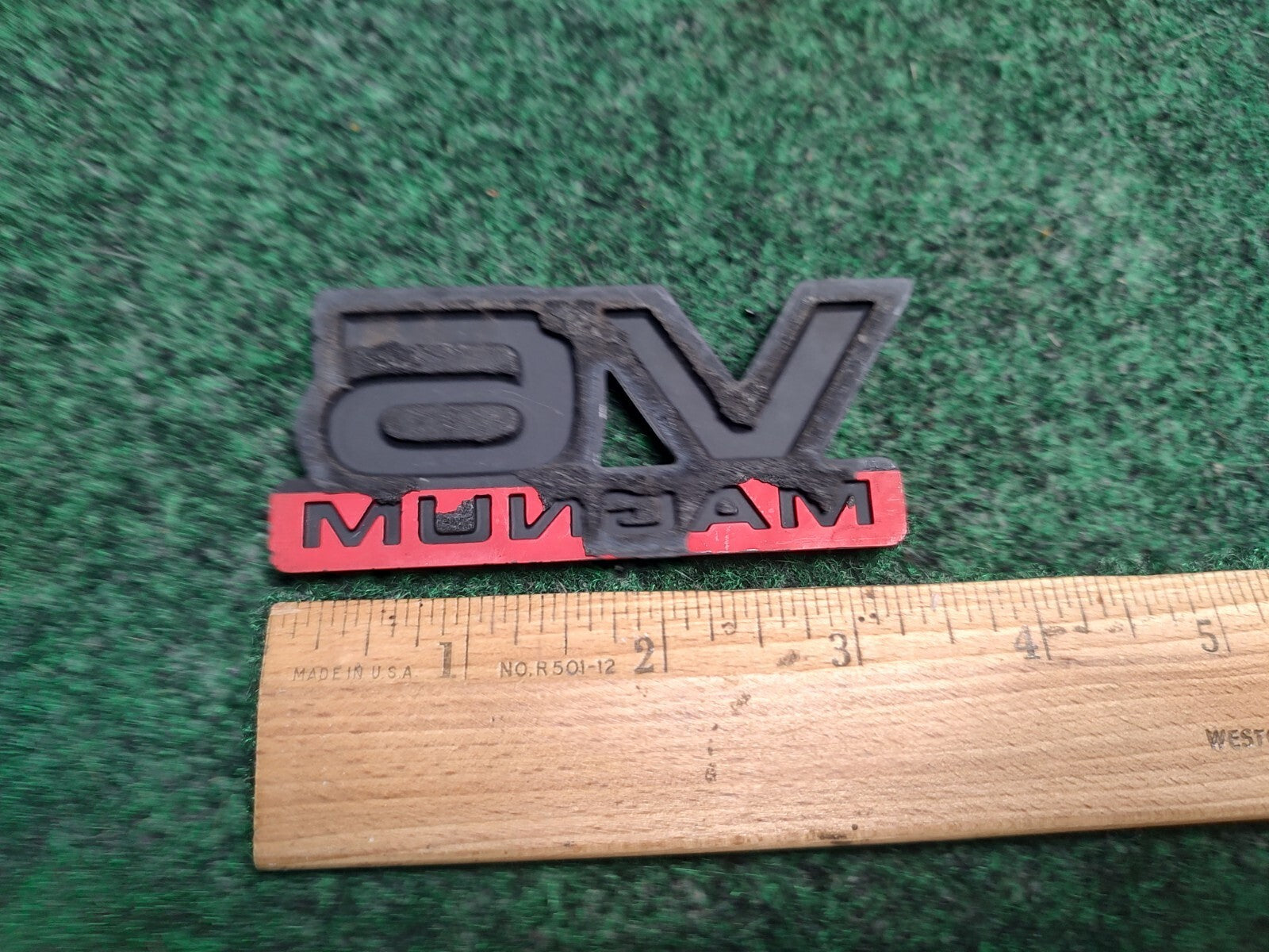 Dodge Ram V6 Magnum Badge Emblem OEM 1L4