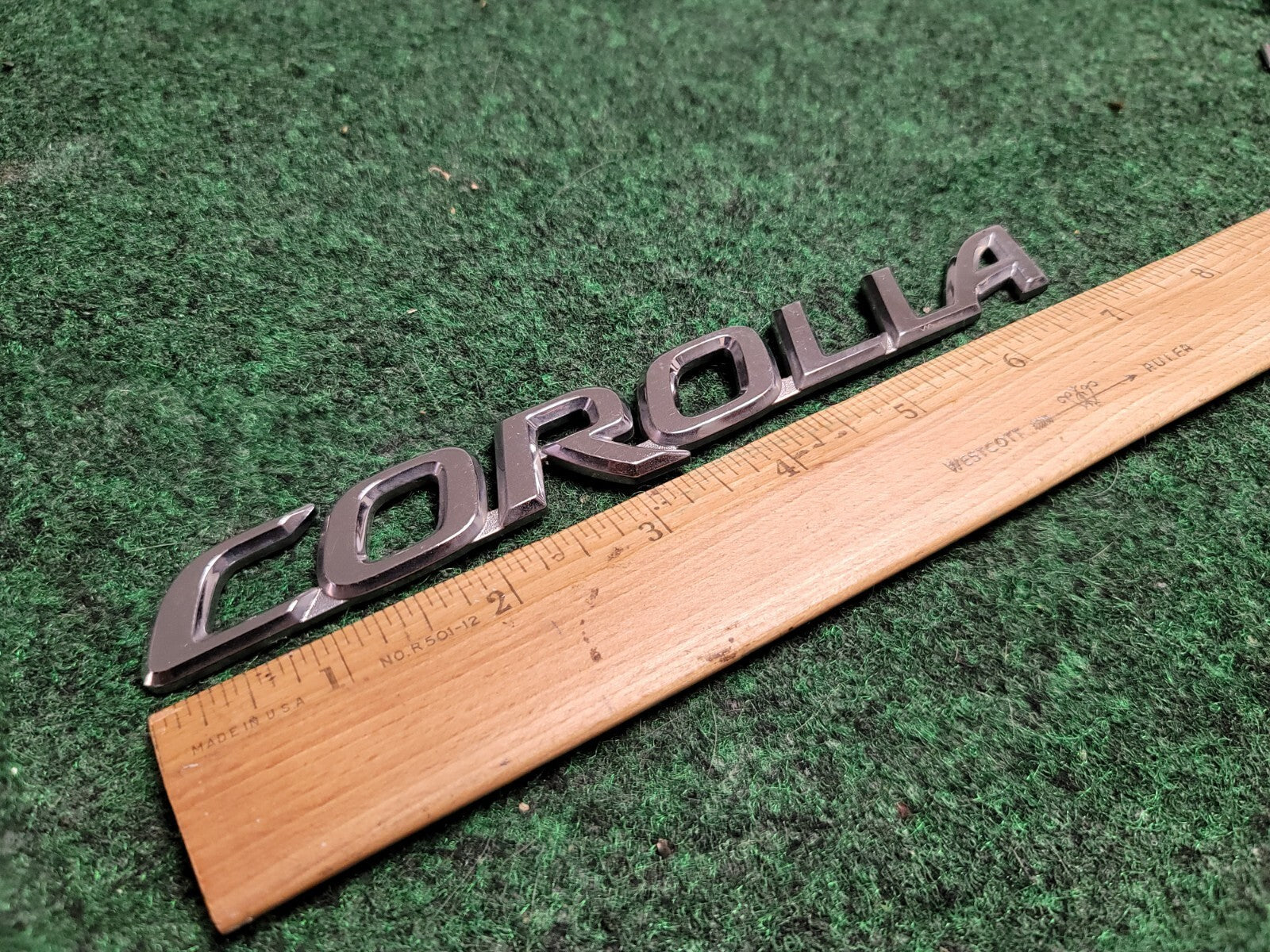 2003 2006 2007 2008 Toyota Corolla Rear Trunk Nameplate Emblem 75442-02070 1M3