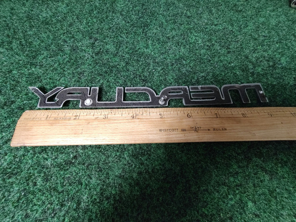 Mercury Chrome OEM 8.5" Curved Emblem Badge Logo Nameplate Name YF42-16702-C 7S1