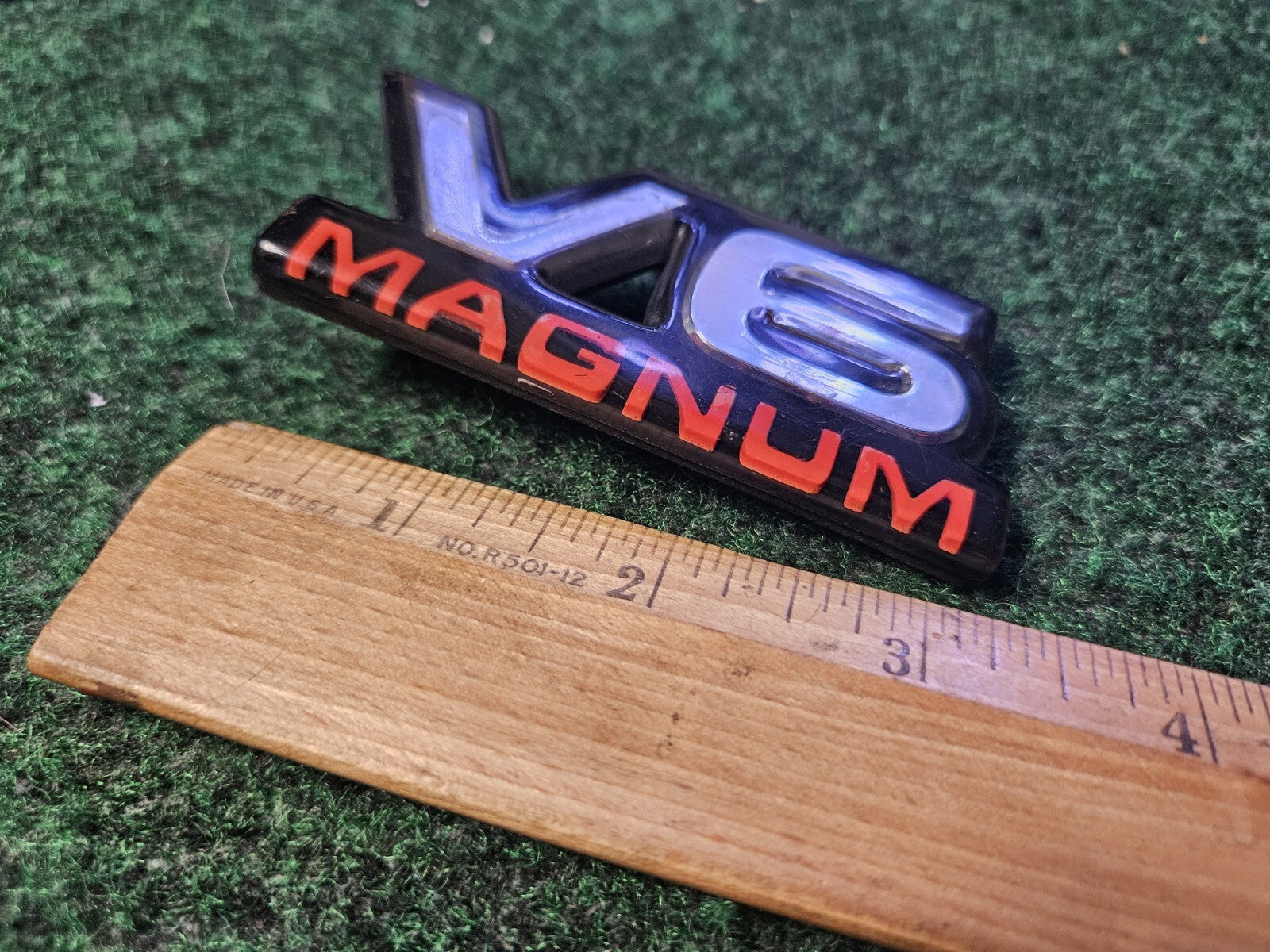 Dodge V6 Magnum Badge Emblem Name Plate Logo OEM 6L4