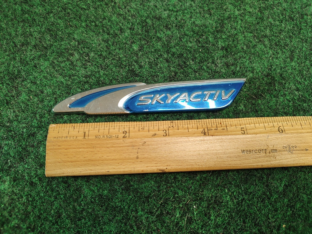 2012-13 Mazda 3 Hatchback Trunk Lid SkyActiv Emblem Ornament OEM BHA1-51-771 2S3