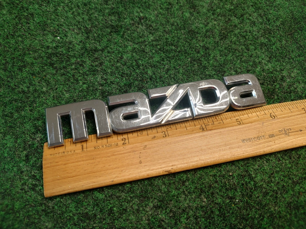 2004-2011 Mazda RX-8 Rear Trunk Lid Chrome Emblem Nameplate OEM F15151710B 3S2
