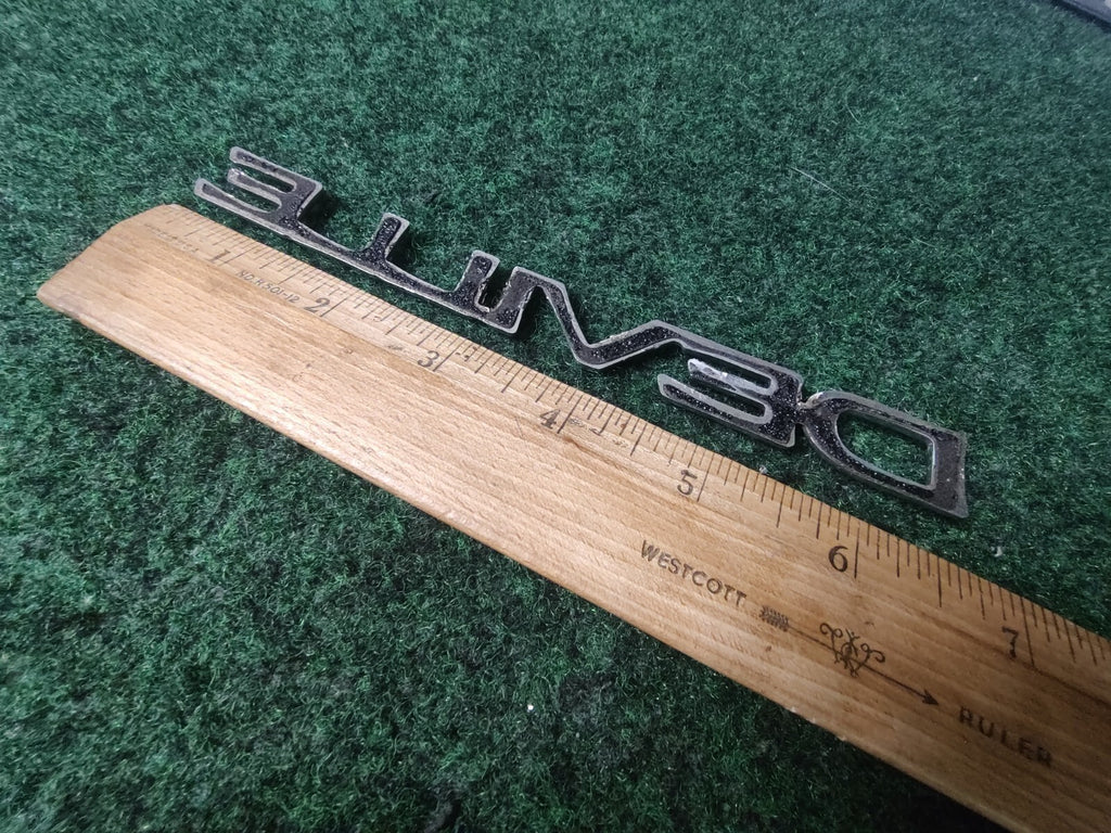 Cadillac DeVille Emblem Badge OEM Vintage Trim Classic Car Nameplate Script 8L3