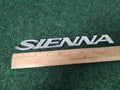 TOYOTA SIENNA  REAR LID GATE CHROME EMBLEM LOGO BADGE SIGN OEM Name Plate  1M4