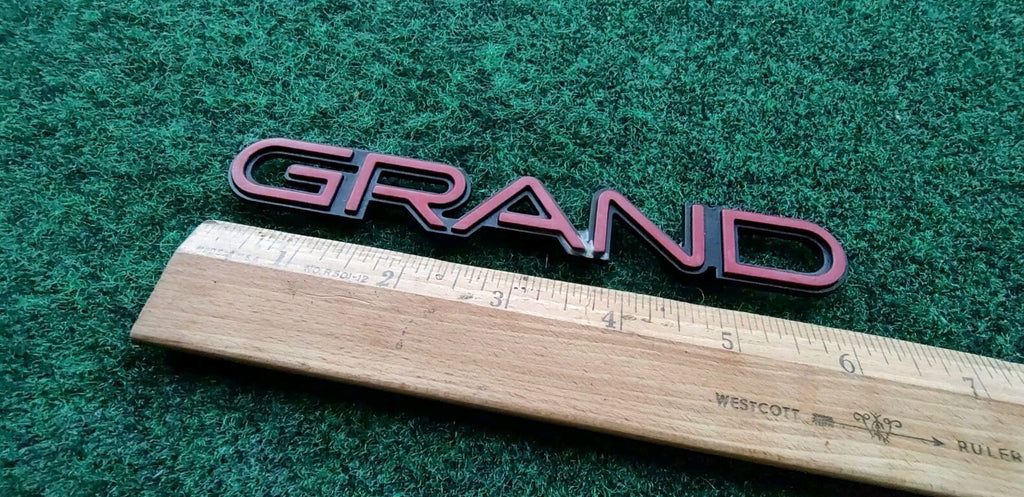 Pontiac 1992-1995 Grand Emblem Badge Logo Nameplate Name Plate 5S3