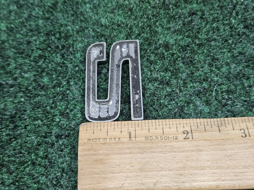 OEM "2" Chrome Individual Number Lettering Emblem Badge Logo Nameplate 3D 2 7S7