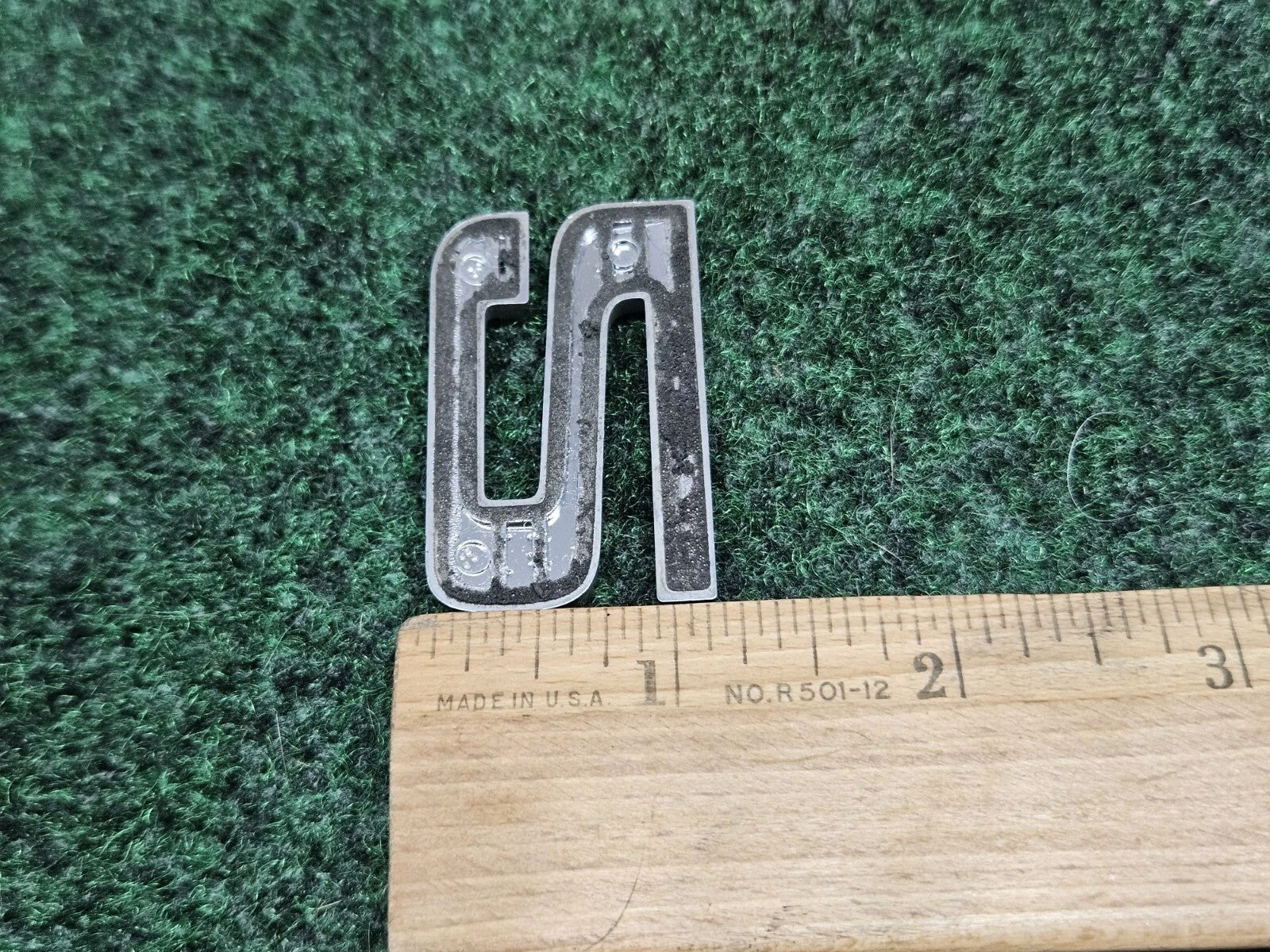 OEM "2" Chrome Individual Number Lettering Emblem Badge Logo Nameplate 3D 2 7S7