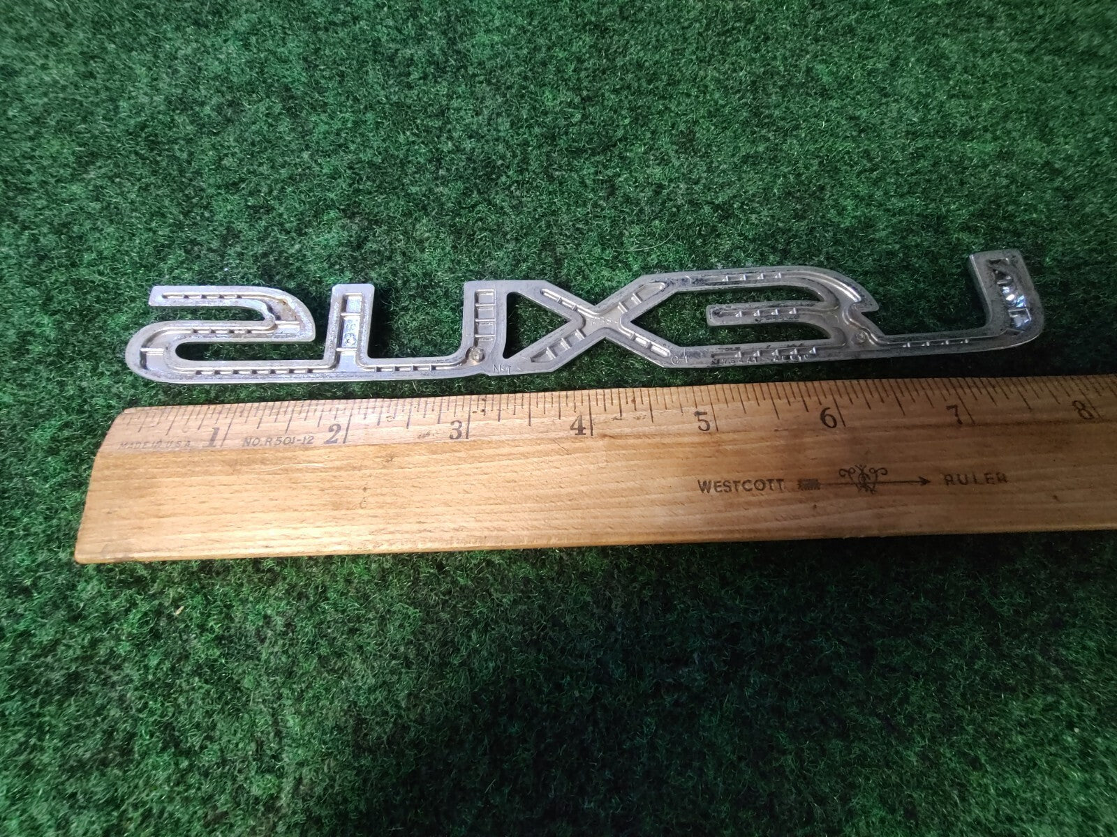 1999-2003 LEXUS RX300 Rear Liftgate Emblem Badge Chrome OEM 7544148010 8L2