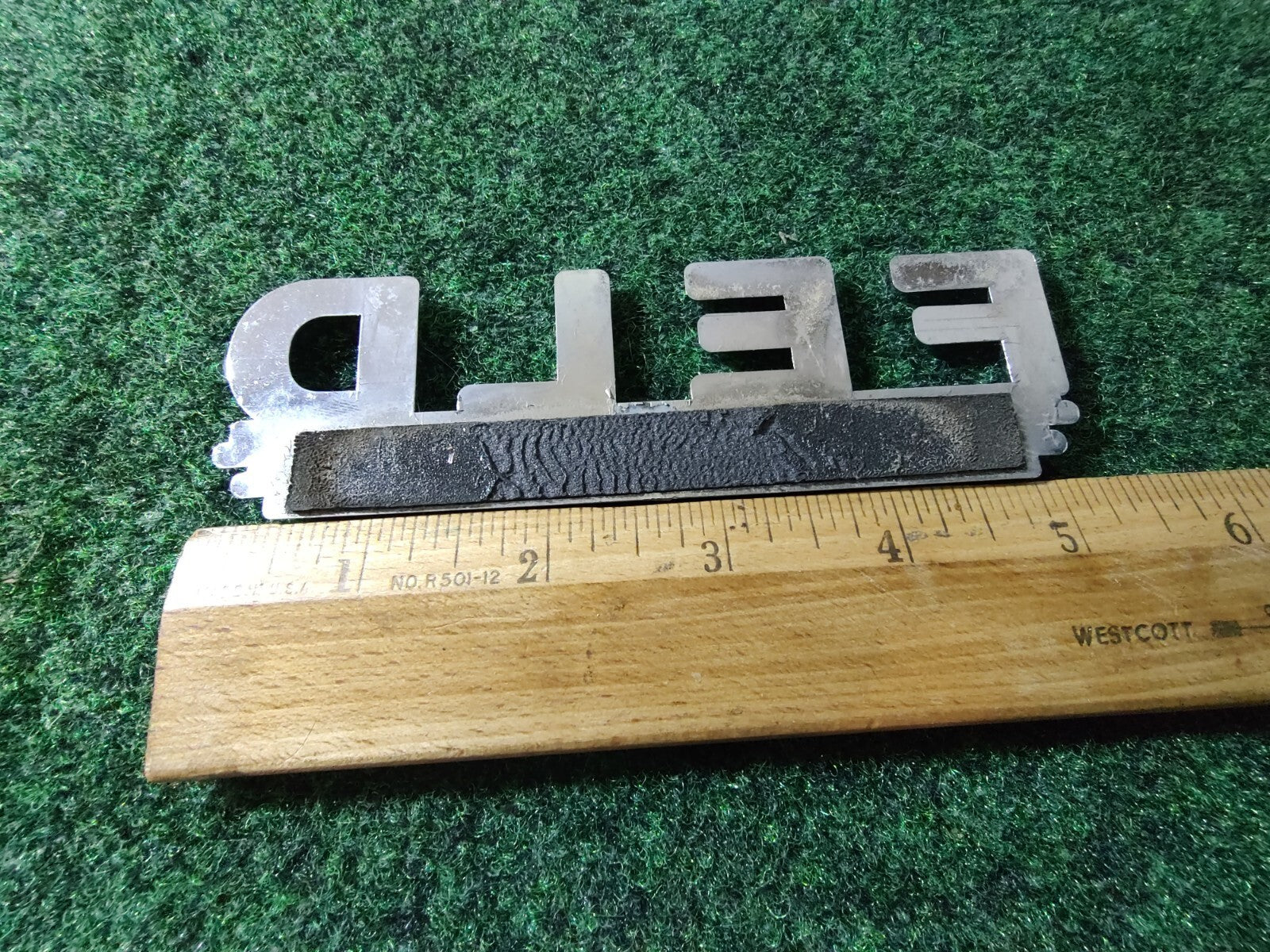 Feld Chevy Geo Kansas City KS Emblem Tag Frame Holder Logo Nameplate Name 5S5