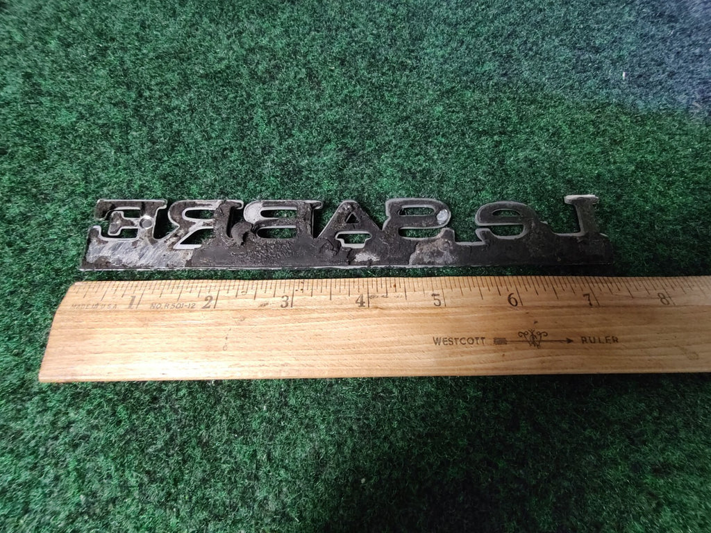 BUICK LESABRE CUSTOM - OEM EMBLEM BADGE SYMBOL LOGO NAME PLATE 6S6