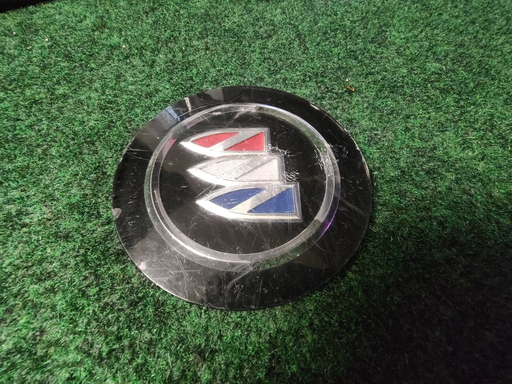 Vintage 3.75" Tri-Shield Buick Medallion Emblem Black OEM 5S8