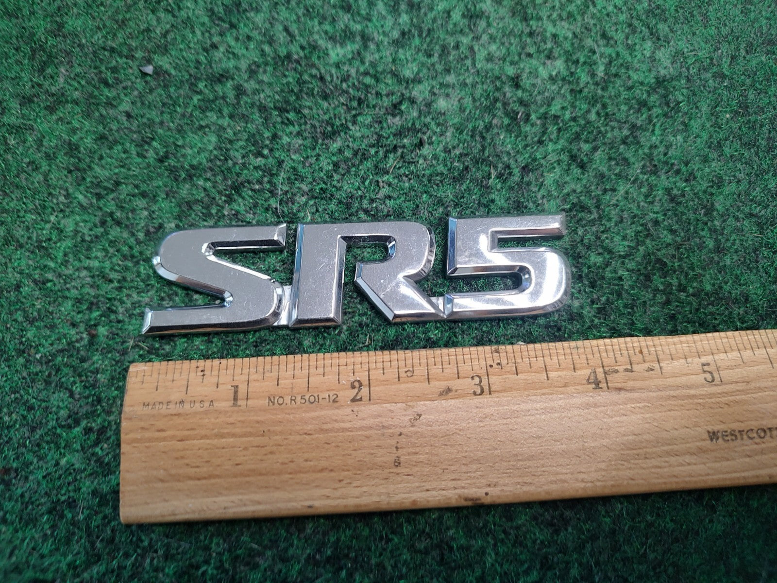 2001-2007 Toyota Sequoia SR5 Emblem Logo Letters Badge Side Chrome OEM 1S9