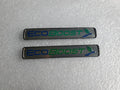(2) Ford Ecoboost Emblem Badge Logo Trunk Fusion Taurus OEM Factory Genuine 2L3