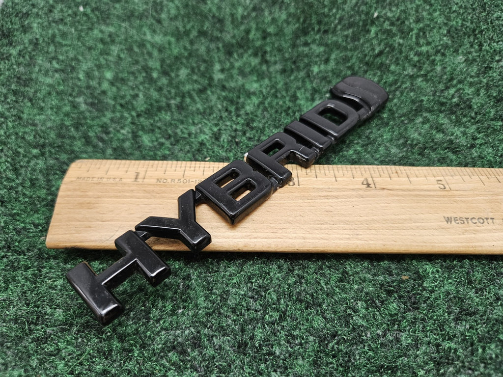 Toyota Camry Prius Hybrid Black Fender Emblem Nameplate Badge 75374-47051 GL3