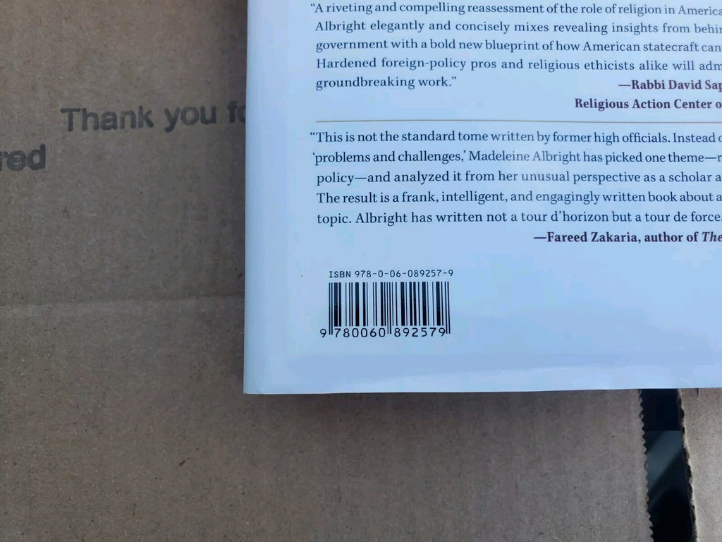 Madeleine Albright "The Mighty and the Almighty" Hardcover Book (2006) B8