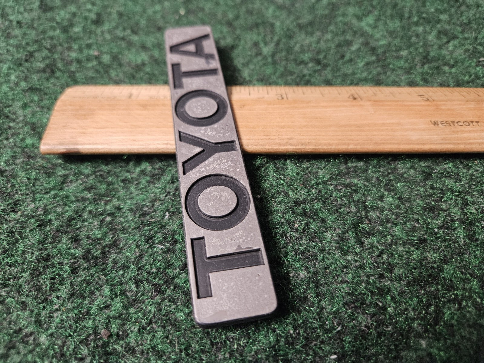 Toyota Emblem Name Plate Nameplate Badge Logo ~4.5'' OEM 9L2