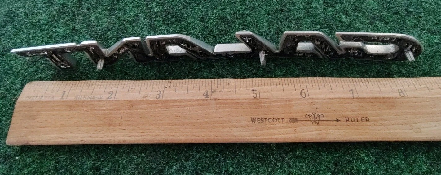 2004-2006 MITSUBISHI GALANT REAR EMBLEM BADGE SYMBOL CHROME LETTERS OEM 5S5