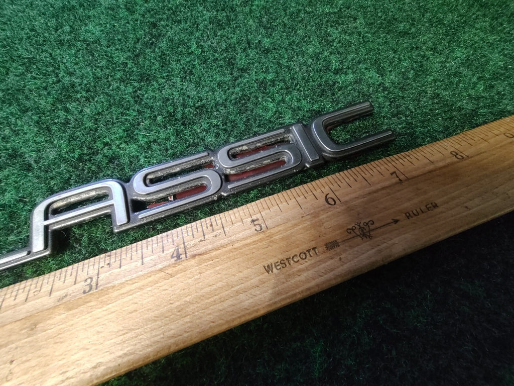Chevy OEM Caprice Classic Chrome Emblem Badge Logo Nameplate Name Plate 8L2