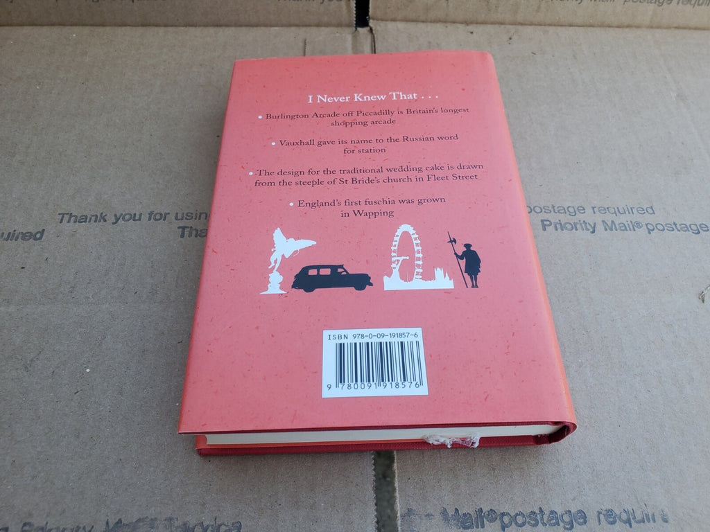 I Never Knew That About London by Christopher Winn  hardcover B8