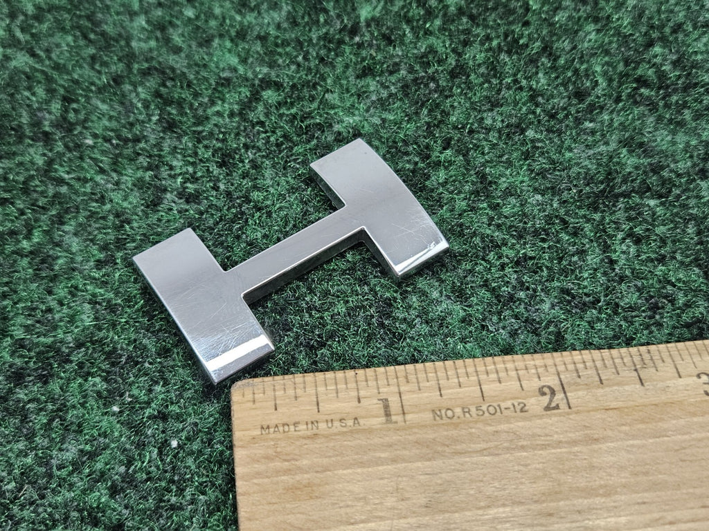 OEM "H" Chrome Individual Letter Lettering Emblem Badge Logo Nameplate 3D 7S8
