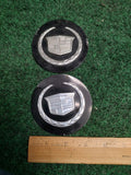 (2) Cadillac Engine Motor Stick On Decal Emblem Badge Logo Nameplate 3S3