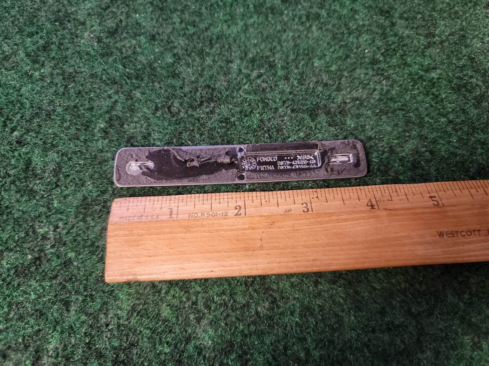 Ford Fusion "Ecoboost" Emblem OEM Name Plate DS73-42528-AB 2S9