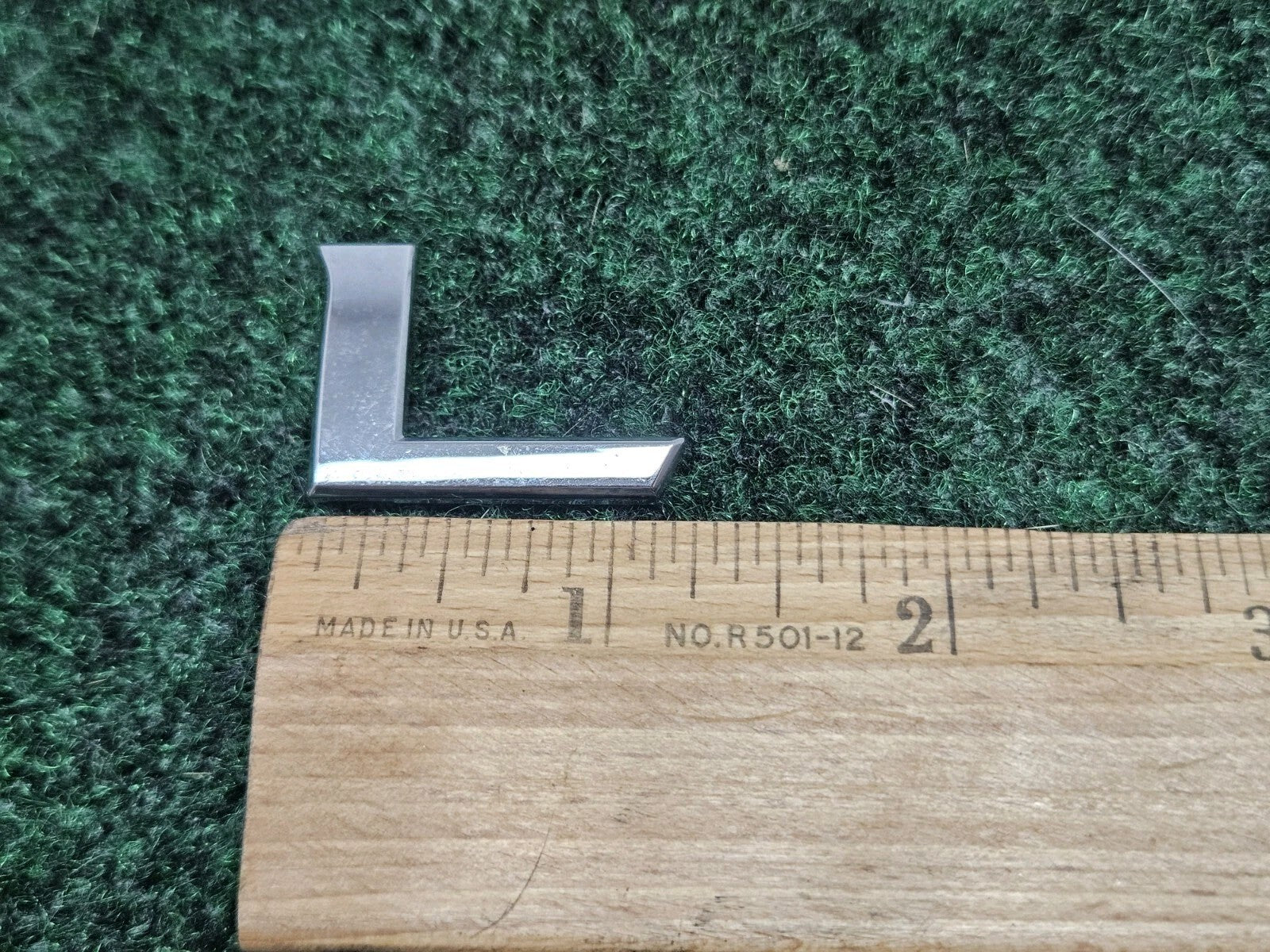 OEM "L" Chrome Individual Letter 3D Lettering Emblem Badge Logo Nameplate 7S7