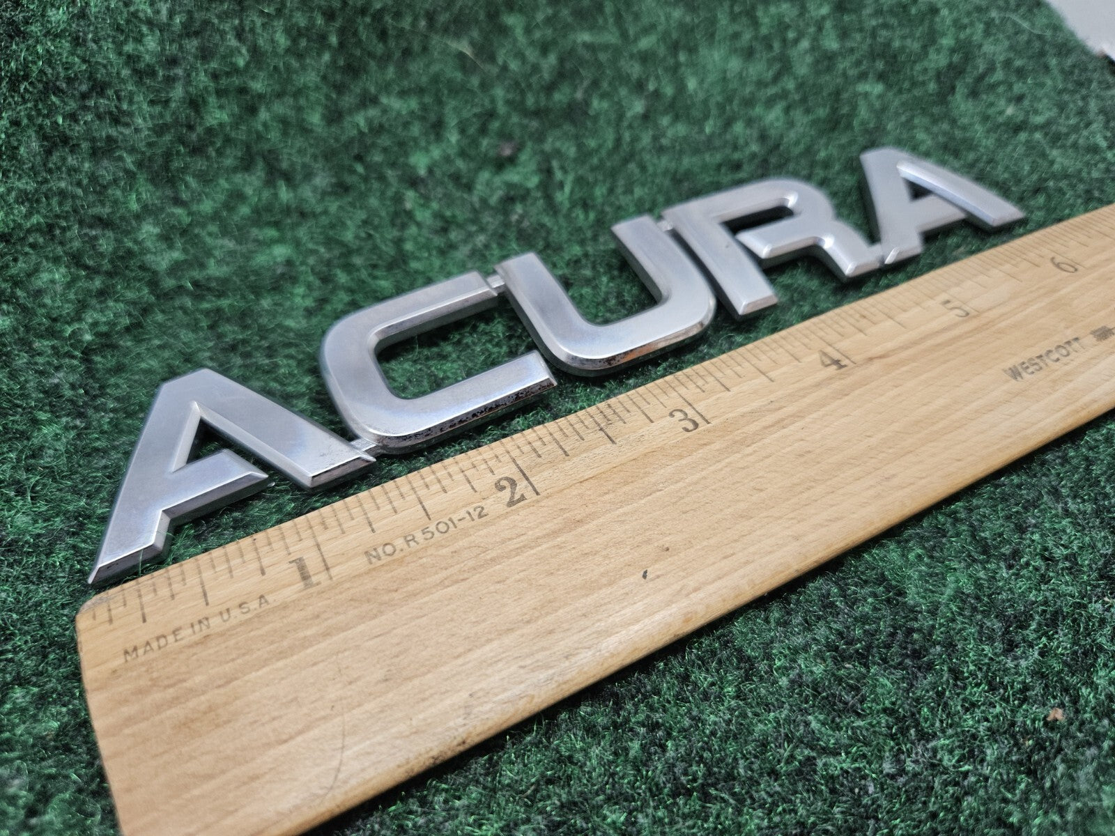 ACURA INTEGRA REAR  TRUNK LID EMBLEM LOGO BADGE NAME PLATE  OEM GL1