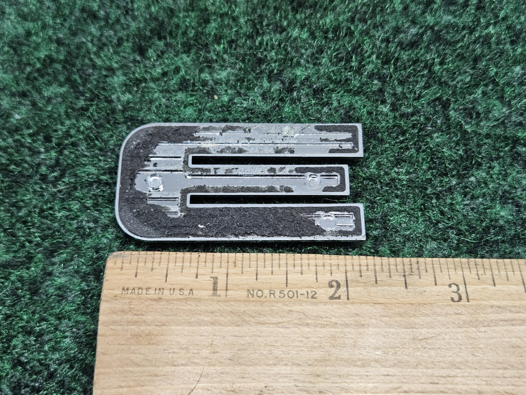 OEM "E" Chrome Individual Letter Lettering Emblem Badge Logo Sign Nameplate 7S9