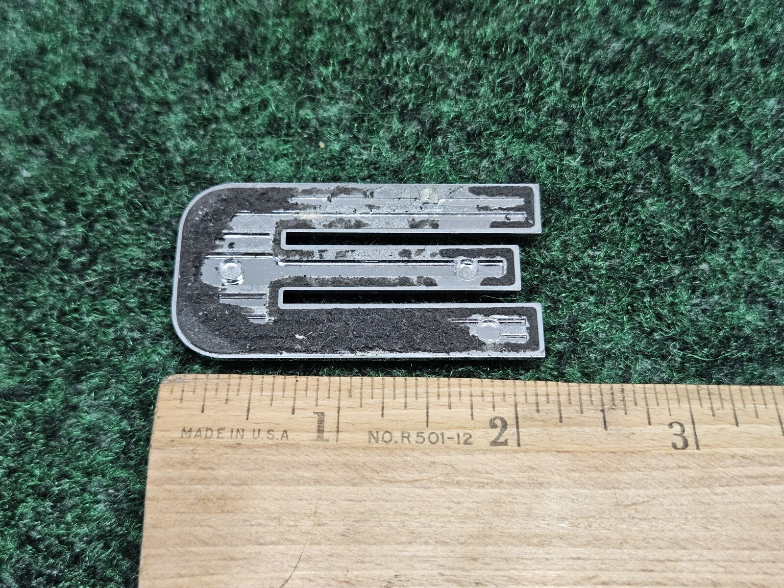 OEM "E" Chrome Individual Letter Lettering Emblem Badge Logo Sign Nameplate 7S9