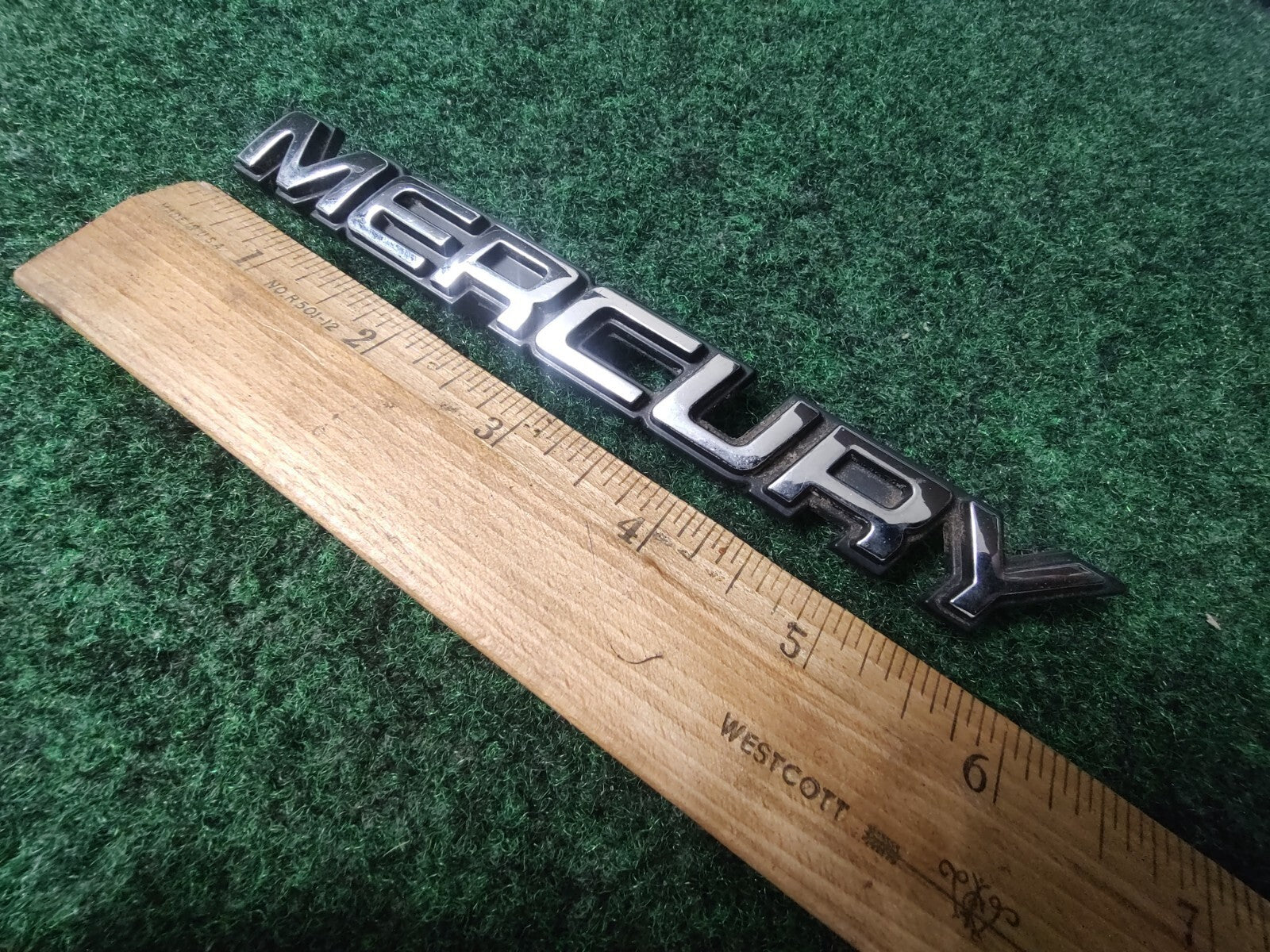 MERCURY REAR GATE LID EMBLEM BADGE SYMBOL LOGO OEM 8L3