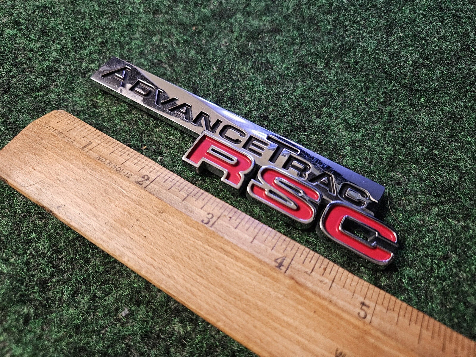 Ford Expedtion Explorer Rear Chrome ADVANCE TRAC RSC NAMEPLATE Emblem 5M1