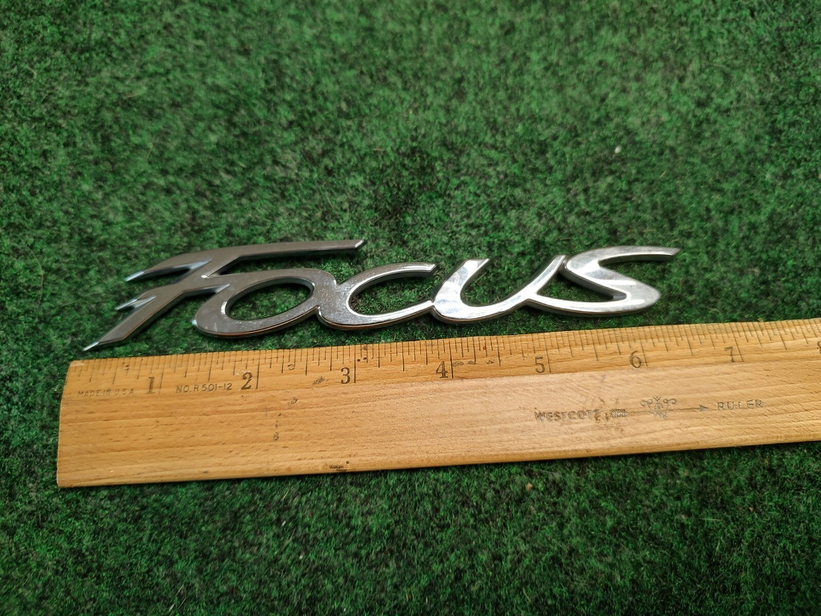 2012-18 Ford Focus Emblem Rear Trunk Chrome Badge Nameplate Logo Letter Name 2S3