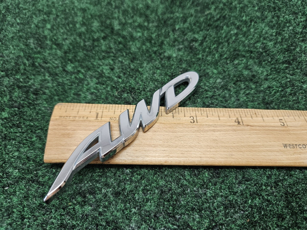 AWD Logo Chrome Emblem Badge Sign Logo Trim Name Plate OEM GL1