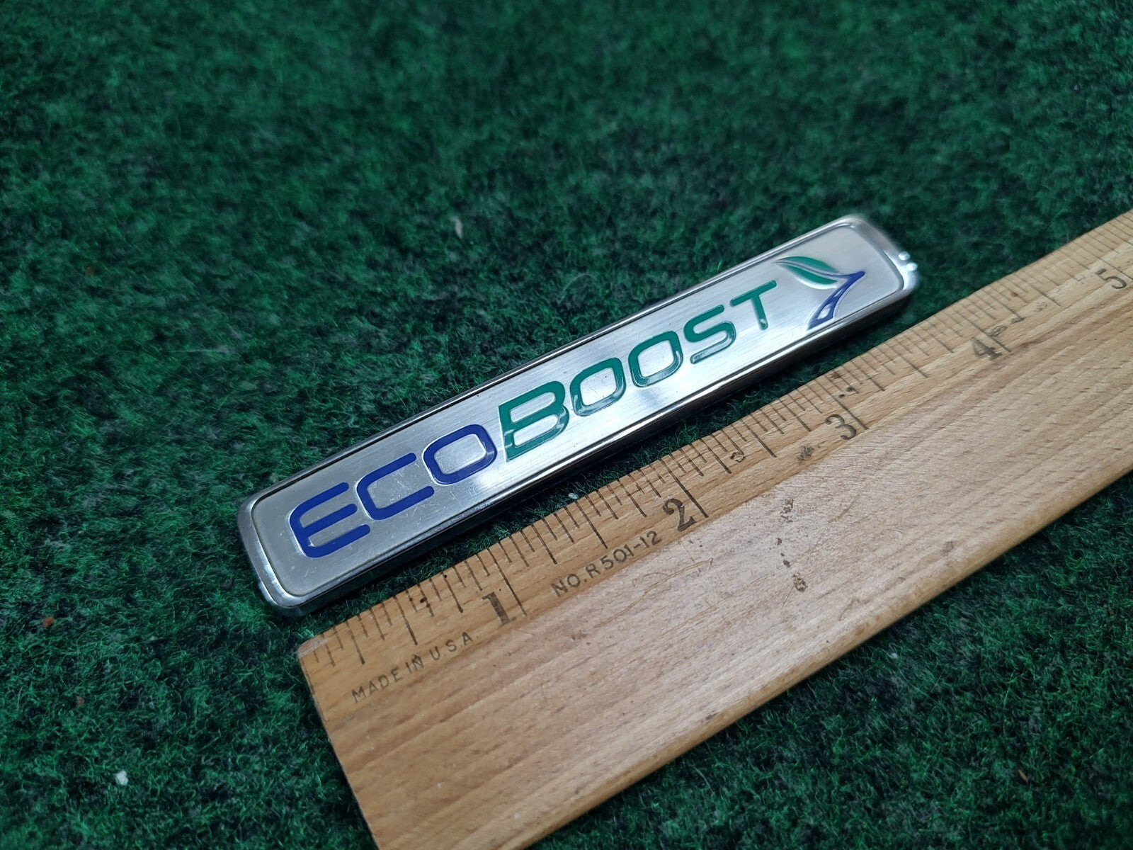 Ford Fusion "Ecoboost" Emblem OEM Name Plate DS73-42528-AB 8L2